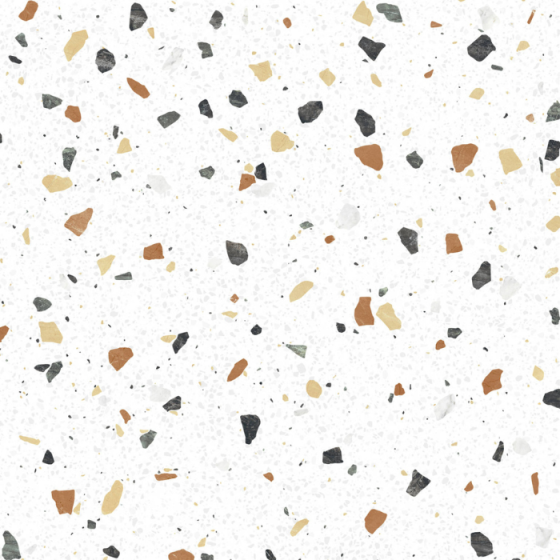 Πλακάκι γρανίτη Keros Galaxy Blanco 59,6×59,6 σε μωσαϊκό σχέδιο με ματ φινίρισμα